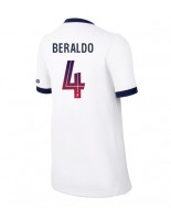 Paris Saint-Germain Lucas Beraldo #4 Vieraspaita Naisten 2026-27 Lyhythihainen